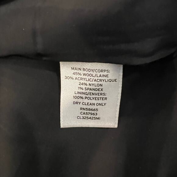 Classiques Entier Black/Green/Yellow Wool Blend Nubby Tweed Pencil Skirt SIZE 10 - Picture 5 of 8